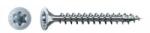 SPAX Wood insert galvanized white (1000) tx 3.5*25mm wirox mini