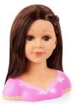 Bayer Bust Reig Charlene Super Model Hair styling and make-up Brown wig