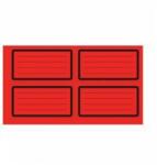 Top Office Самозалепващи етикети Top Offic, Ученически, Червени, 40 броя, office1_1540200325