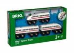 BRIO World Schnellzug mit Sound (weiß/schwarz, 3teilig)