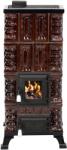 eSemineu Terracotta stove 4 rows Brown heating with hob 7kW