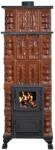 eSemineu Premium Caro Natur 5R Terracotta Stove with Granite 10kW