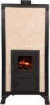 eSemineu Premium White Premium 4R terracotta stove 8kW