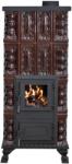 eSemineu Premium Terracotta stove Maro Morano 4 rows heated with a hob on top 8kW