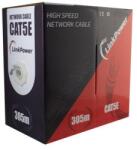 LinkPower Cablu retea UTP CAT5E CCA 305m gri instalare usoara - LinkPower LINK-UTP-CCA-305 (LINK-UTP-CCA-305)