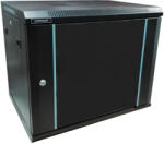 Dateup Cabinet metalic, 9 Unitati, Culoare Negru, Neasamblat - DATEUP Rack 9U 600x600 (Rack 9U 600x600)