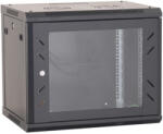  Cabinet metalic, 18 Unitati 600x450, Negru, Neasamblat - OEM ASY-18U-6045P (ASY-18U-6045P)