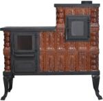 eSemineu Premium Terracotta Boot Type Brown/Natural with Glass Door 10kW right