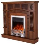 Art Flame Galileo silver & Amsterdam 1150x1100x300 mm walnut