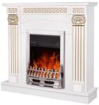 Art Flame Galileo silver & Calisto 1100x1000x330 mm white