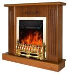 Art Flame Galileo gold & Smile 940x910x265 mm walnut
