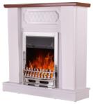 Art Flame Galileo silver & Asoli 1000x1010x300 mm white-brown