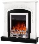 Art Flame Galileo silver & Casanova 900x975x250 mm white