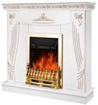 Art Flame Galileo gold & Napoli 1100x1016x300 mm white