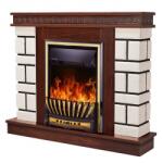 Art Flame Meridian & Nazarii 1080x860x245 mm walnut