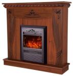 Art Flame Cristina & Napoli 1100x1016x300 mm walnut