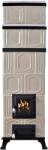 eSemineu Terracotta stove 6 rows Byzantine Grey 10kW