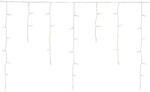 Magic home Fényfüggöny, MagicHome Vianoce Icicle Multi Connect, Jégcsap, 10 m, 400 LED, melegfehér, IP44, kültéri, egyszerű világítás (TC8091399)