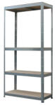 Strend Pro 4 polcos fém/MDF műhelypolc, 70 x 30 x 150 cm, teherbírás: 150 kg/polc (TC2212472)