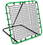 Neo-Sport Visszapattanó futball edzőkapu, Neo-Sport, 100 x 100 cm, zöld keret, fekete PE háló, fém váz, időjárásálló, 4 db rögzítő (TE1458)