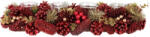 MagicHome MagicHome karácsonyi ikebana, természetes, piros, adventi, 50x16x9 cm (TC8091709)