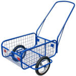 Massag Kétkerekű kocsi, Massag Favorit MSG, kék, 447 x 64, 7 x 27, 2 cm, 120 kg teherbírás, kézi, felfújható 29 cm átmérőjű kerék, kompakt, könnyen kezelhető (TC2170030)
