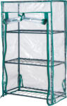 Strend Pro Palántanevelő, Strend Pro Garden Üvegház, 46 x 24 x 80 cm, fóliaborítású, 3 polcos, fóliasátor kivitel (TC2173648)