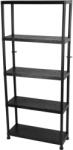 Strend Pro 5 polcos műanyag műhelypolc, 181 x 80 x 30 cm, teherbírás: 20 kg/polc (TC239960)