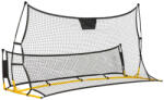 Neo-Sport Visszapattanó futball edzőháló, Neo-Sport, 210 x 120 x 35 cm, kétoldalas, 2 az 1-ben, fém váz, fekete PE háló, 4 db rögzítő, beltéri és kültéri (TE1493)