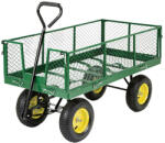 Strend Pro Garden Négykerekű kocsi, Strend Pro Garden 841, 80 l, 300 kg teherbírás, felfújható kerekek (3.50-4), fém váz, 300 kg teherbírás (TC2170702)