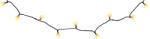 Magic home LED fényfüzér, MagicHome Vianoce Cherry Balls, 100 LED, 9, 9 m, melegfehér, IP44, 8 funkciós, kültéri, zöld kábel (TC8091140A)