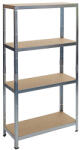 Strend Pro 4 polcos fém/MDF műhelypolc, 180 x 90 x 45 cm, teherbírás: 175 kg/polc (TC2210778)