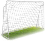 Neo-Sport Futballkapu, Neo-Sport NS-457, 215 x 153 x 76 cm, fehér keret, fehér PE háló, fém váz, időjárásálló, 4 db rögzítő, könnyű kivitel, szerszám nélkül összeszerelhető (TE1457)