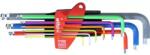 Wiha set chei hexagonale 9 buc, color, cu cap sferic (46555) Cheie imbus