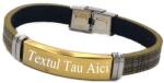  Bratara model Egipt, M1, aurie, personalizata cu textul tau
