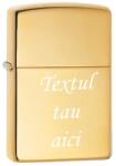  Bricheta ZIPPO Aurie, Gravata, Personalizata cu Textul Tau Bricheta