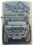  Bricheta Tip Zippo, 3D Relief, Metalica, King of 4wd M3 Bricheta