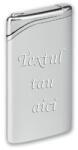  Bricheta Personalizata Argintie, Antivant, Gravata cu Textul Tau Bricheta