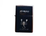  Bricheta Metalica Gravata Zodie Scorpion, Scorpio Zodiac, 3, 5 X 5.5 Cm Bricheta