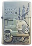  Bricheta Tip Zippo, 3D Relief, Metalica, King of 4wd M4 Bricheta