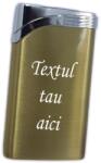  Bricheta Personalizata Aurie, Antivant, Gravata cu Textul Tau, E5 Bricheta