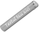  Bricheta Personalizata Metalica, Rotunda, Gravata cu Textul Tau Bricheta