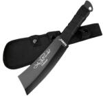  Cutit Maceta Rambo, Lama Din Otel, 27cm, Husa Negru