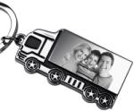 Breloc personalizat metalic in forma de TIR gravat cu poza - dalimag - 99,00 RON