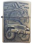  Bricheta Tip Zippo, 3D Relief, Metalica, King of 4wd M2 Bricheta