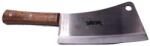  Cutit Tip Satar Pentru Transat si Feliat, Lama Curbata, Otel, Maner Lemn, 37 cm