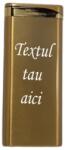  Bricheta Personalizata Aurie, Antivant, Gravata cu Textul Tau, E4 Bricheta