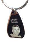  Breloc personalizat in forma ovala cu desfacator capace gravat cu poza si text - dalimag - 89,00 RON