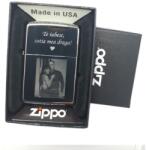  Bricheta Personalizata Zippo Gravata cu Poza si Textul Tau Bricheta