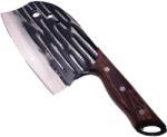  Cutit Satar Pentru Transat si Feliat, Lama Forjata, Maner Lemn, Agatatoare, 29 cm